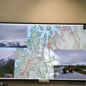 Route zum Nordkapp